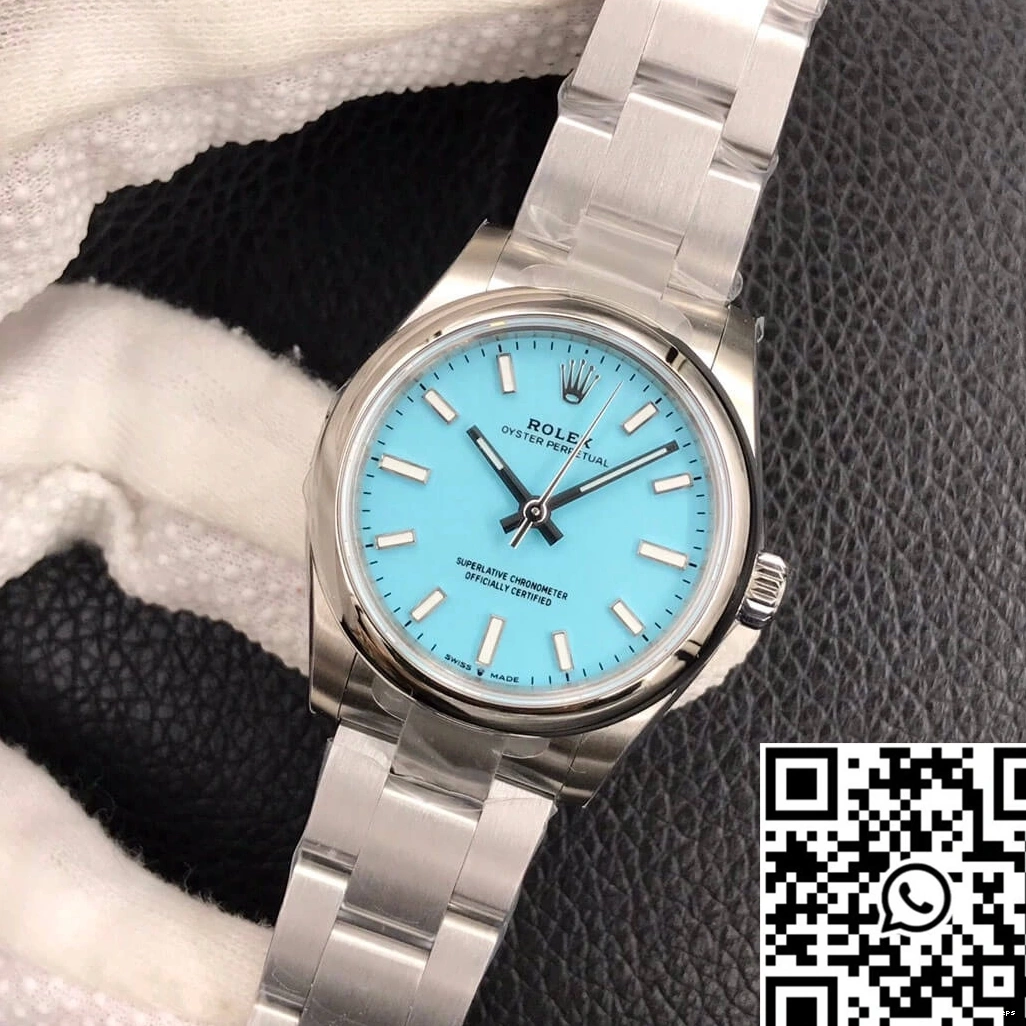 Oyster Perpetual 31MM Rolex Factory M277200-0007 Dial Turquoise Blue EW 0515
